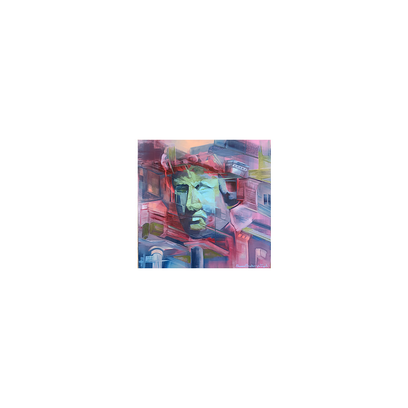 Tuval üzerine yağlı boya - 50x50 cm